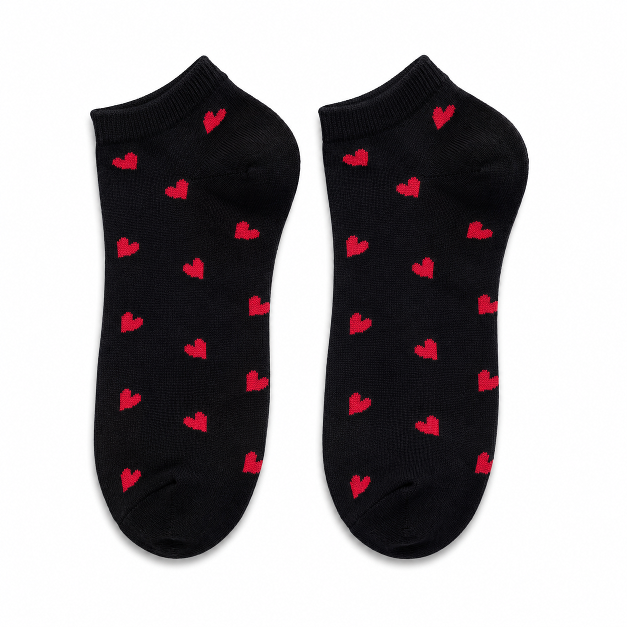 Black Heart Ankle Socks model L3005 Black Heart Ankle Socks - Image 1