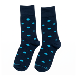 M1001 Blue Polks Dots