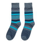M1002 Blue Stripe Socks