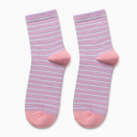 L3009 Pastel Striped Cotton Socks