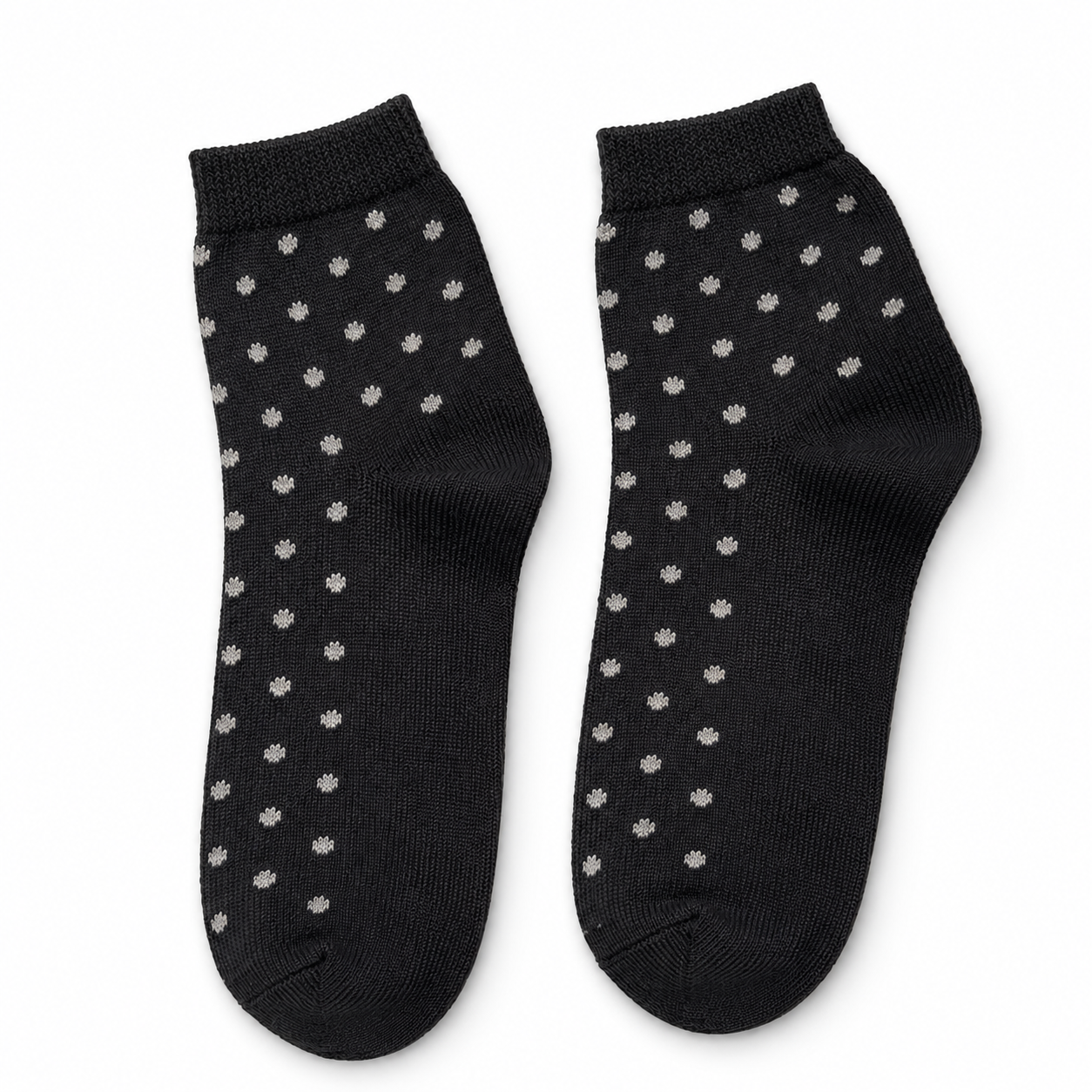Woollen Polka Dot Socks W6003 Woollen Polka Dot Socks - Image 1