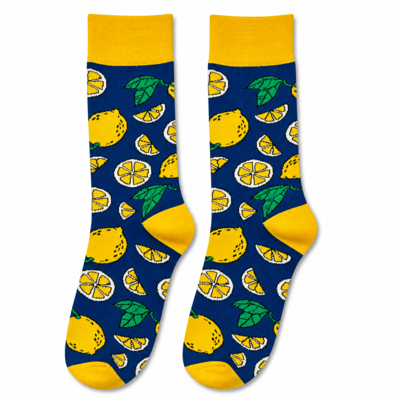 A4004 Lemon Slice Socks