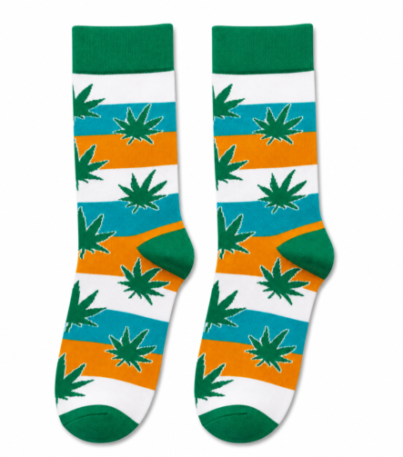 A4006 Palm Leaf Socks